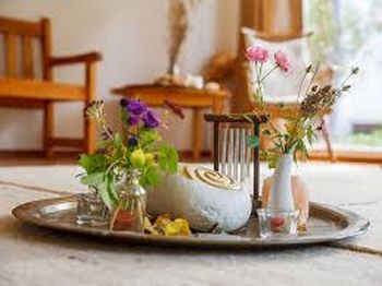 Frauenlandhaus Tischdeko